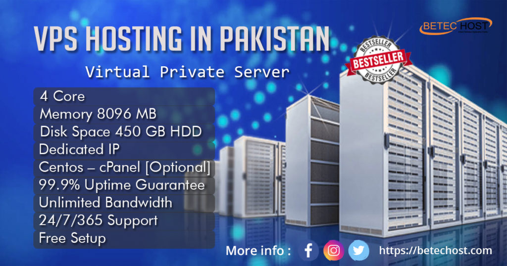 vps hosting in Pakistan